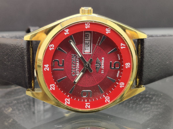 Citizen Automatic 8200 Movement stainless steel Japan Made 21 Jewels Men s Wrist Watch