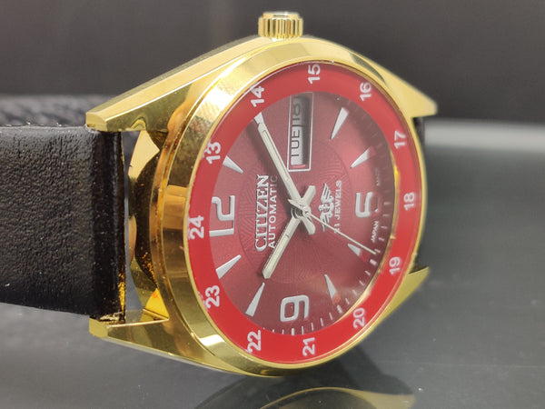 Citizen Automatic 8200 Movement stainless steel Japan Made 21 Jewels Men s Wrist Watch
