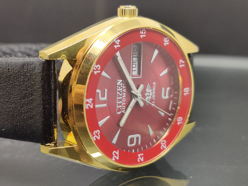 Citizen Automatic 8200 Movement stainless steel Japan Made 21 Jewels Men s Wrist Watch