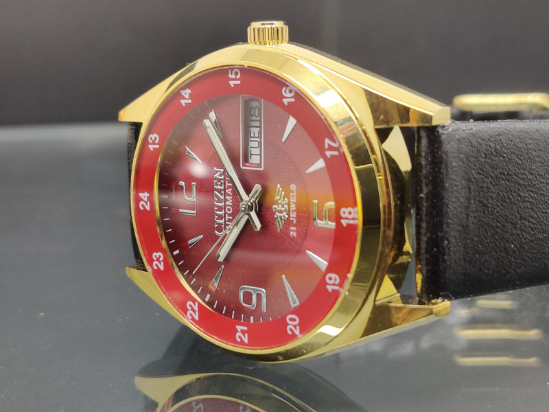 Citizen Automatic 8200 Movement stainless steel Japan Made 21 Jewels Men s Wrist Watch