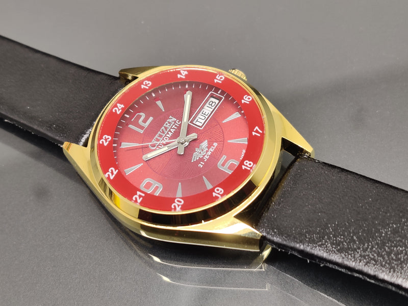 Citizen Automatic 8200 Movement stainless steel Japan Made 21 Jewels Men s Wrist Watch