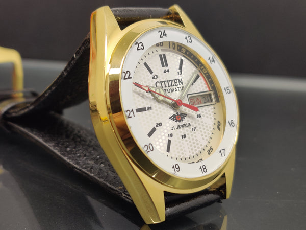 Citizen Automatic 8200 Movement stainless steel Japan Made 21 Jewels Men s Wrist Watch