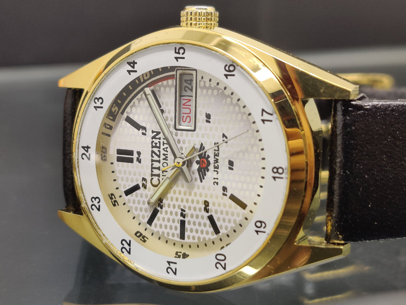 Citizen Automatic 8200 Movement stainless steel Japan Made 21 Jewels Men s Wrist Watch