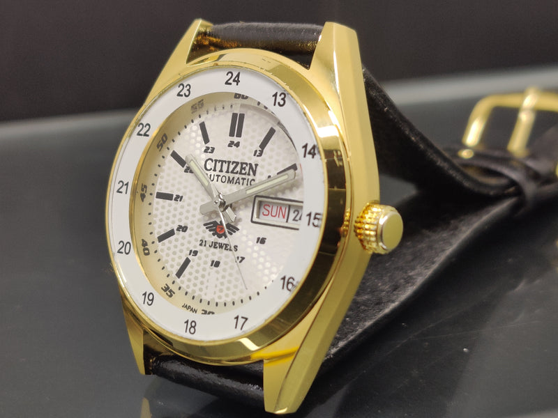 Citizen Automatic 8200 Movement stainless steel Japan Made 21 Jewels Men s Wrist Watch