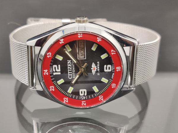 Citizen Automatic 8200 Movement stainless steel Japan Made 21 Jewels Men s Wrist Watch