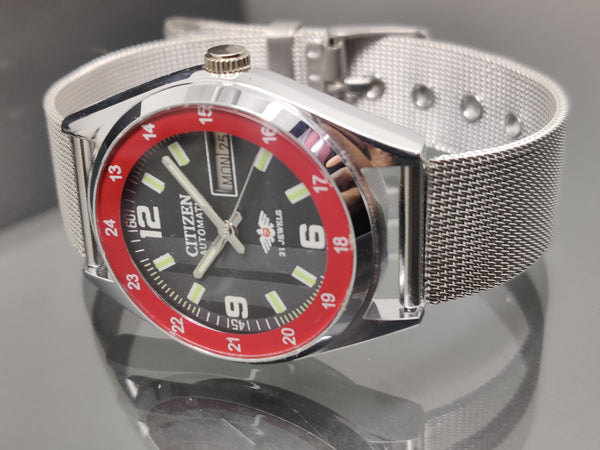 Citizen Automatic 8200 Movement stainless steel Japan Made 21 Jewels Men s Wrist Watch