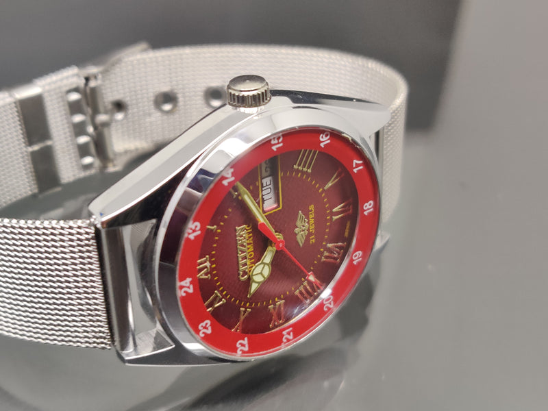Citizen Automatic 8200 Movement stainless steel Japan Made 21 Jewels Men s Wrist Watch
