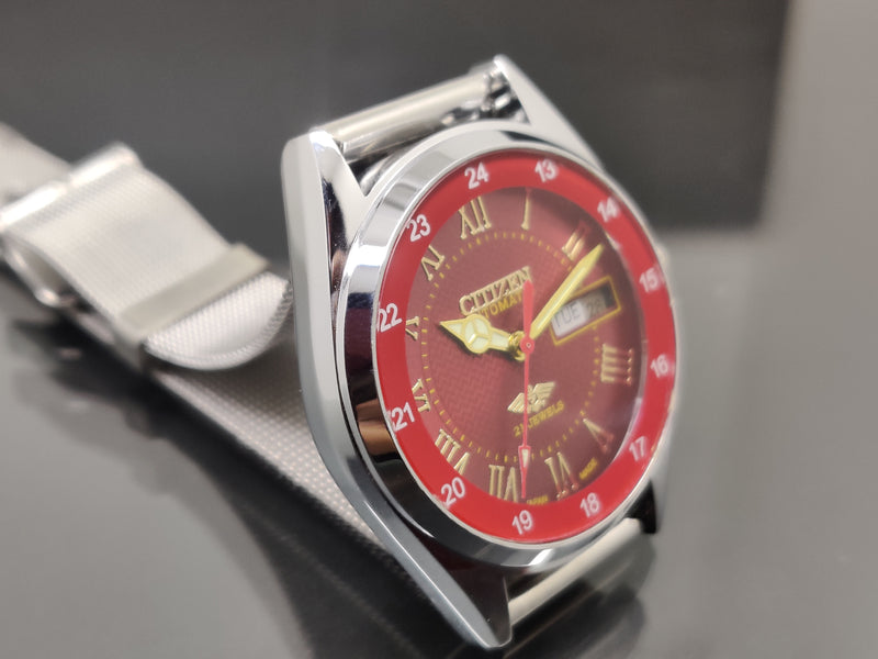 Citizen Automatic 8200 Movement stainless steel Japan Made 21 Jewels Men s Wrist Watch