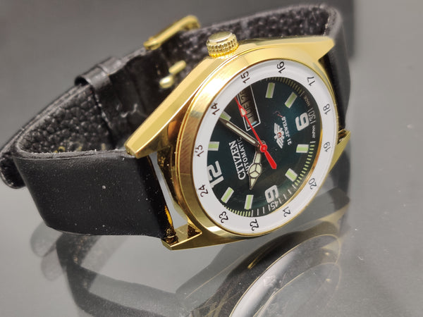 Citizen Automatic 8200 Movement stainless steel Japan Made 21 Jewels Men s Wrist Watch