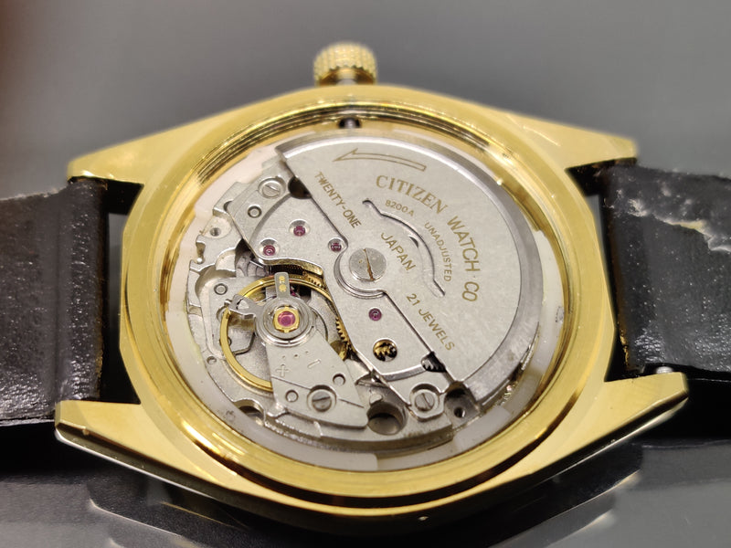 Citizen Automatic 8200 Movement stainless steel Japan Made 21 Jewels Men s Wrist Watch