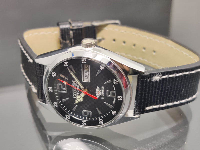 Citizen Automatic 8200 Movement stainless steel Japan Made 21 Jewels Men s Wrist Watch