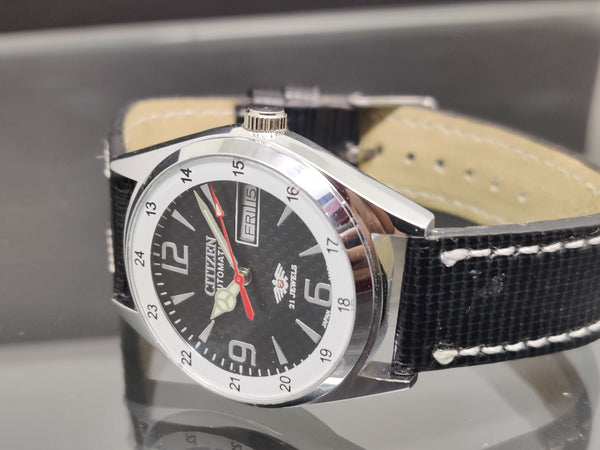 Citizen Automatic 8200 Movement stainless steel Japan Made 21 Jewels Men s Wrist Watch