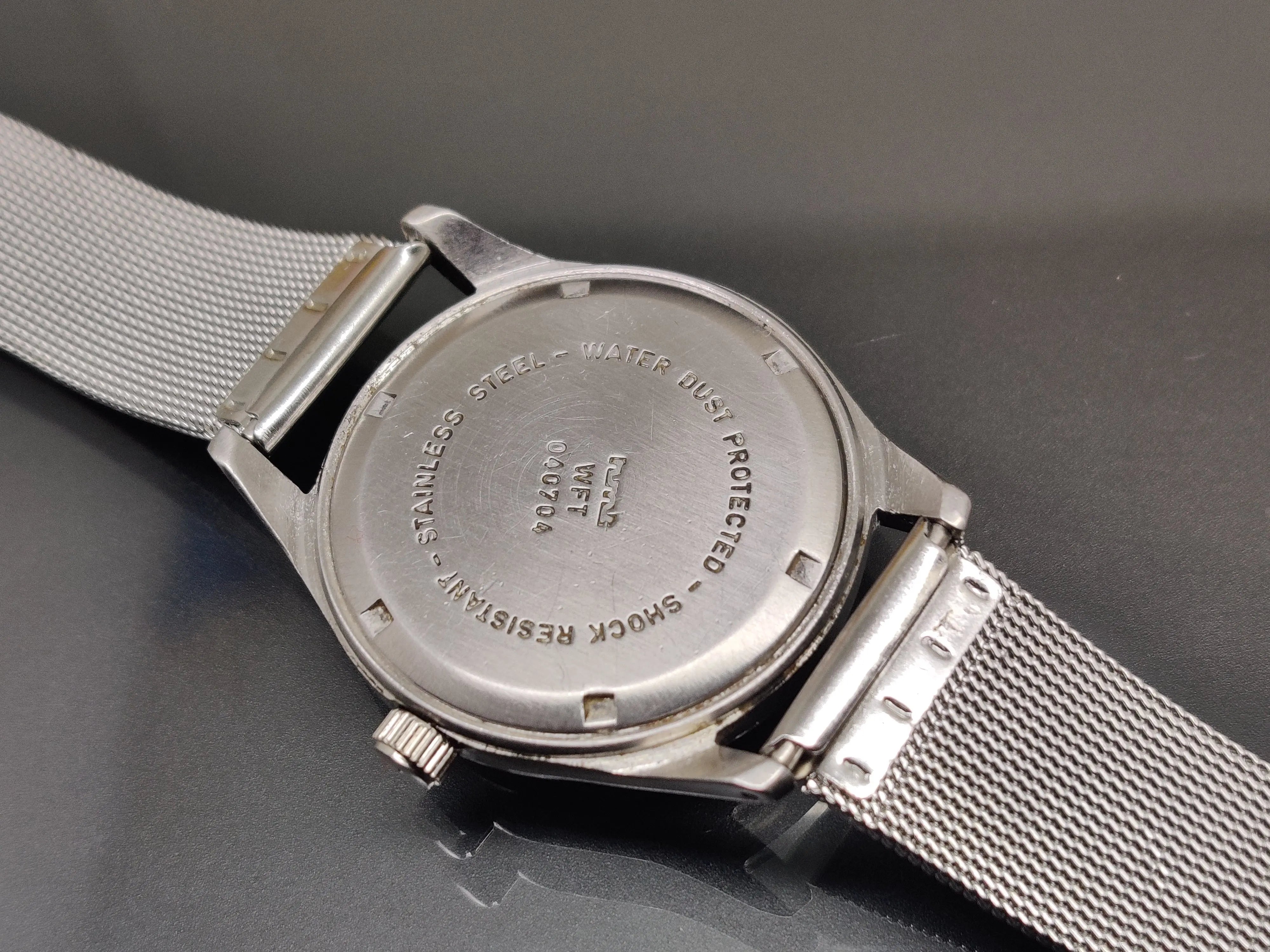 Hmt Pilot Mechanical Handwinding Movement stainless Steel Para Shock 17 Jewels Analog Dial Wrist Watch For Me - National Watches