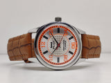 Hmt Pilot Mechanical Handwinding Movement leather Jewels Analog Dial Wrist Watch For Me