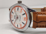 Hmt Pilot Mechanical Handwinding Movement leather Jewels Analog Dial Wrist Watch For Me