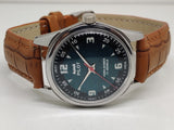 Hmt Pilot Mechanical Handwinding Movement leather Jewels Analog Dial Wrist Watch For Me