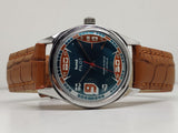 Hmt Pilot Mechanical Handwinding Movement leather Jewels Analog Dial Wrist Watch For Me