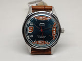 Hmt Pilot Mechanical Handwinding Movement leather Jewels Analog Dial Wrist Watch For Me