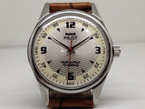 Hmt Pilot Mechanical Handwinding Movement leather Jewels Analog Dial Wrist Watch For Me