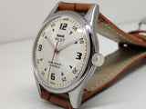 Hmt Pilot Mechanical Handwinding Movement leather Jewels Analog Dial Wrist Watch For Me