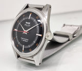 Hmt Pilot Mechanical Handwinding Movement stainless Steel Para Shock 17 Jewels Analog Dial Wrist Watch For Men