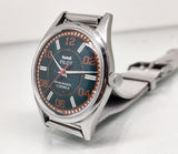 Hmt Pilot Mechanical Handwinding Movement stainless Steel Para Shock 17 Jewels Analog Dial Wrist Watch For Men