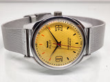 Hmt Pilot Mechanical Handwinding Movement stainless Steel Para Shock 17 Jewels Analog Dial Wrist Watch For Men
