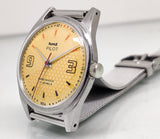 Hmt Pilot Mechanical Handwinding Movement stainless Steel Para Shock 17 Jewels Analog Dial Wrist Watch For Men