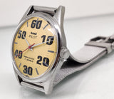 Hmt Pilot Mechanical Handwinding Movement stainless Steel Para Shock 17 Jewels Analog Dial Wrist Watch For Men