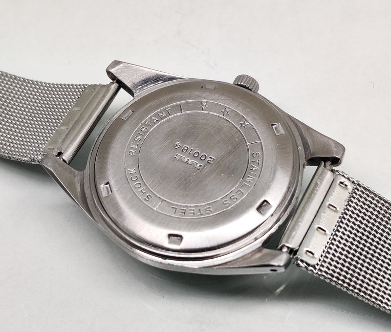 Hmt Pilot Mechanical Handwinding Movement stainless Steel Para Shock 17 Jewels Analog Dial Wrist Watch For Men