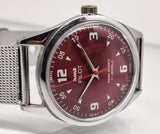 Hmt Pilot Mechanical Handwinding Movement stainless Steel Para Shock 17 Jewels Analog Dial Wrist Watch For Men