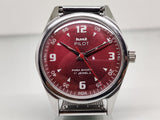 Hmt Pilot Mechanical Handwinding Movement stainless Steel Para Shock 17 Jewels Analog Dial Wrist Watch For Men