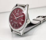 Hmt Pilot Mechanical Handwinding Movement stainless Steel Para Shock 17 Jewels Analog Dial Wrist Watch For Men