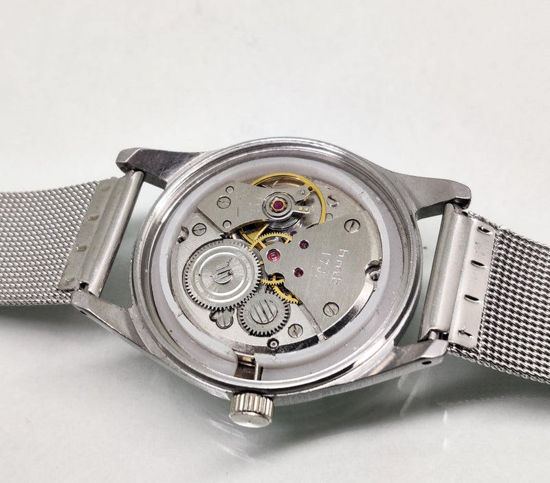 Hmt Pilot Mechanical Handwinding Movement stainless Steel Para Shock 17 Jewels Analog Dial Wrist Watch For Men