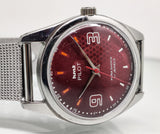 Hmt Pilot Mechanical Handwinding Movement stainless Steel Para Shock 17 Jewels Analog Dial Wrist Watch For Men