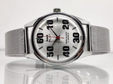 Hmt Pilot Mechanical Handwinding Movement stainless Steel Para Shock 17 Jewels Analog Dial Wrist Watch For Men