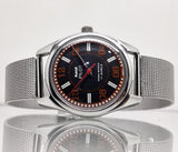 Hmt Pilot Mechanical Handwinding Movement stainless Steel Para Shock 17 Jewels Analog Dial Wrist Watch For Men