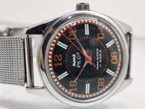 Hmt Pilot Mechanical Handwinding Movement stainless Steel Para Shock 17 Jewels Analog Dial Wrist Watch For Men