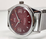 Hmt Pilot Mechanical Handwinding Movement stainless Steel Para Shock 17 Jewels Analog Dial Wrist Watch For Men