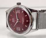 Hmt Pilot Mechanical Handwinding Movement stainless Steel Para Shock 17 Jewels Analog Dial Wrist Watch For Men