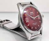 Hmt Pilot Mechanical Handwinding Movement stainless Steel Para Shock 17 Jewels Analog Dial Wrist Watch For Men
