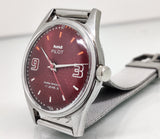 Hmt Pilot Mechanical Handwinding Movement stainless Steel Para Shock 17 Jewels Analog Dial Wrist Watch For Men