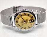 Hmt Pilot Mechanical Handwinding Movement stainless Steel Para Shock 17 Jewels Analog Dial Wrist Watch For Men