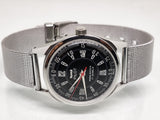 Hmt Pilot Mechanical Handwinding Movement stainless Steel Para Shock 17 Jewels Analog Dial Wrist Watch For Men