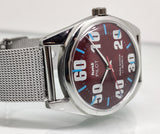 Hmt Pilot Mechanical Handwinding Movement stainless Steel Para Shock 17 Jewels Analog Dial Wrist Watch For Men