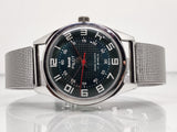 Hmt Pilot Mechanical Handwinding Movement stainless Steel Para Shock 17 Jewels Analog Dial Wrist Watch For Men