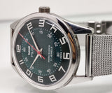 Hmt Pilot Mechanical Handwinding Movement stainless Steel Para Shock 17 Jewels Analog Dial Wrist Watch For Men