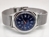 Hmt Pilot Mechanical Handwinding Movement stainless Steel Para Shock 17 Jewels Analog Dial Wrist Watch For Men
