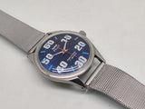 Hmt Pilot Mechanical Handwinding Movement stainless Steel Para Shock 17 Jewels Analog Dial Wrist Watch For Men