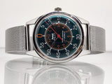 Hmt Pilot Mechanical Handwinding Movement stainless Steel Para Shock 17 Jewels Analog Dial Wrist Watch For Men